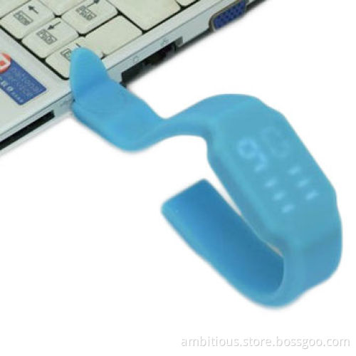 Bracelet USB flash drive with LED watch